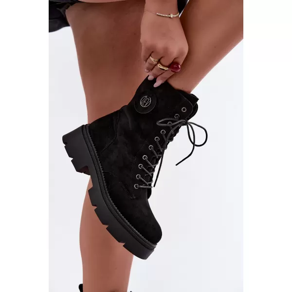  Pantofi de dama BOTO DA202P NEGRU MAT 