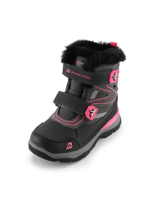 Pantofi de iarna pentru copii ALPINE PRO ERABO STRĂLUCIRE ROZ