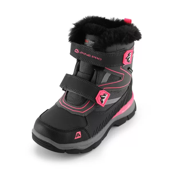  Pantofi de iarna pentru copii ALPINE PRO ERABO STRĂLUCIRE ROZ 