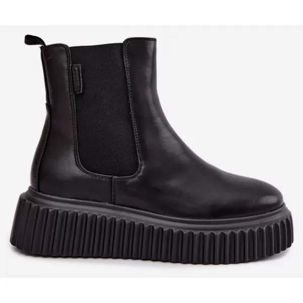  Botine de dama BIG STAR SHOES UU274334 NEGRU 