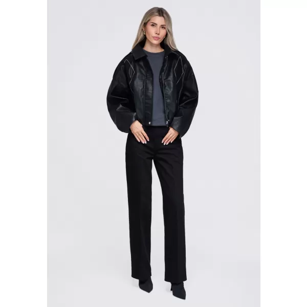  Geaca de dama OMBRE OW-JT-E0004 NEGRU 