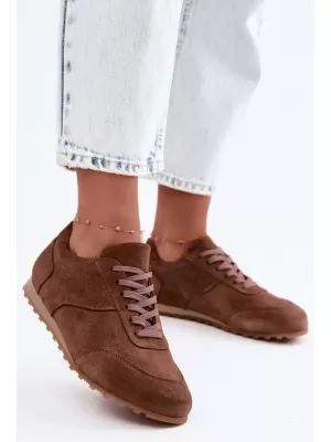Adidași de damă ZAZOO N1422 BROWN
