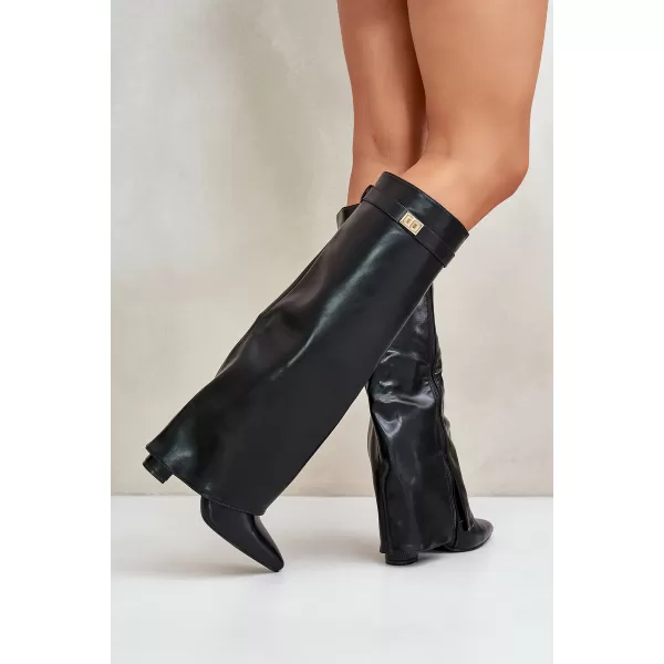  Cizme de dama BOTO LA-287/CLS-296 NEGRU 