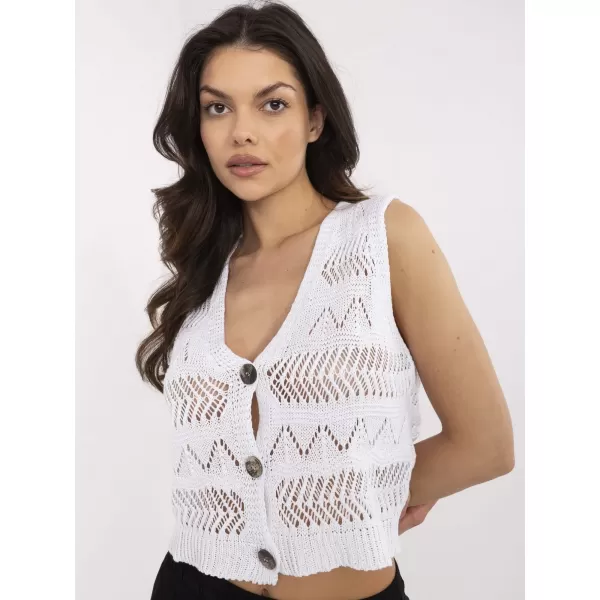  Pulover de dama SUBLEVEL D93076J90849A ALB 