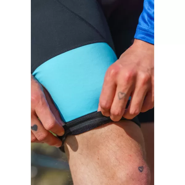  Pantaloni scurți de ciclism pentru bărbați NORDBLANC CHAIN NBSPM8081 ALBASTRU 