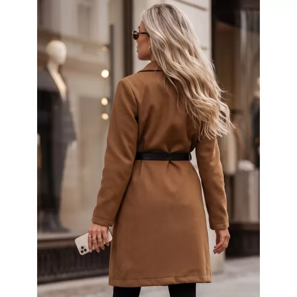  Palton de damă DSTREET NY0641 CARAMEL 