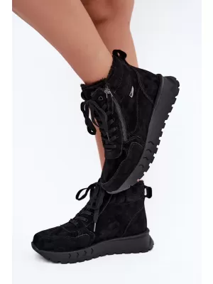 Cizme de dama BOTO 26BT17-651 NEGRU