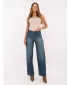Pantaloni de dama SUBLEVEL D80018BB62456D285 ALBASTRU ÎNCHIS