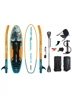 Placă cu vâsle RIDEWAVE STELLAR YETI 10' COMBO NEDETERMINAT