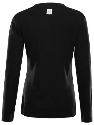 Tricou pentru femei ALPINE PRO THERMALA NEGRU
