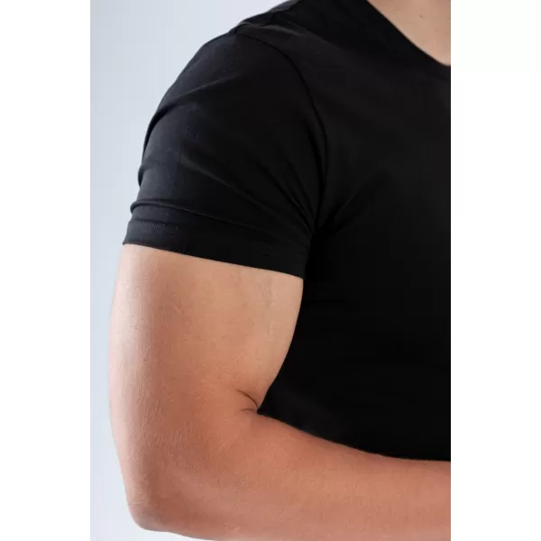  Tricouri pentru bărbați NEBBIA MIKE MUSCLE FIT 158 NEGRU 