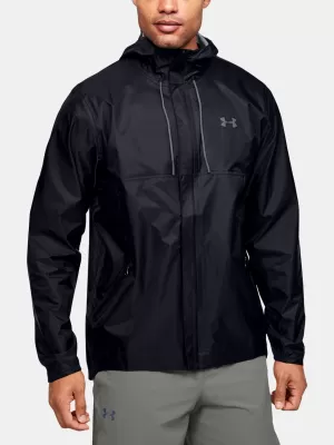 Jachetă pentru bărbați UNDER ARMOUR CLOUDBURST STORM SHELL 1350950-001 NEGRU