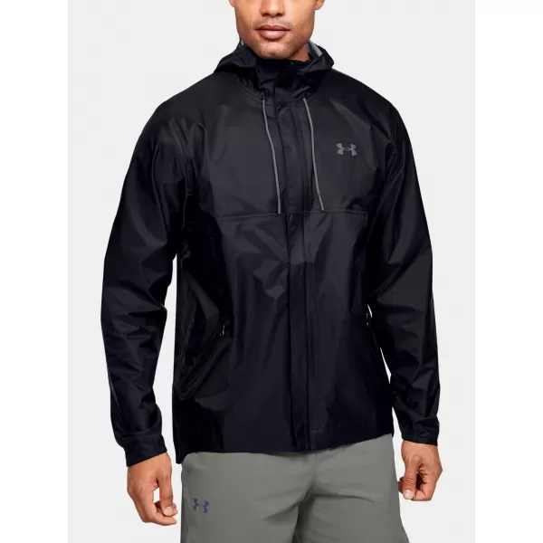  Jachetă pentru bărbați UNDER ARMOUR CLOUDBURST STORM SHELL 1350950-001 NEGRU 