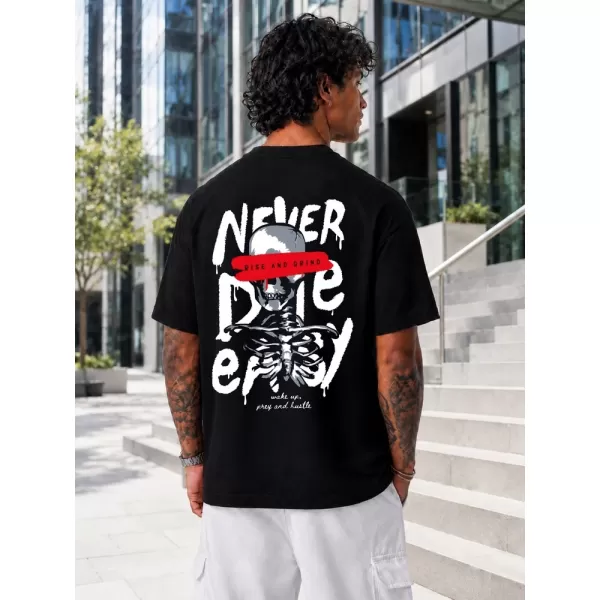  Tricou pentru bărbați DSTREET NX4008R-BK-O NEGRU 