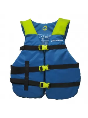 Vestă de înot SPINERA Universal Nylon 2 ALBASTRU/VERDE