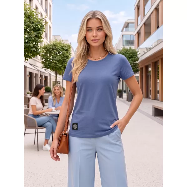  Tricou pentru femei ALTISPORT NP/ALWST26001 ALBASTRU DENIM 