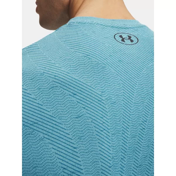  Tricou pentru bărbați UNDER ARMOUR VANISH SEAMLESS NOVELTY SS 6010603-425 ALBASTRU 