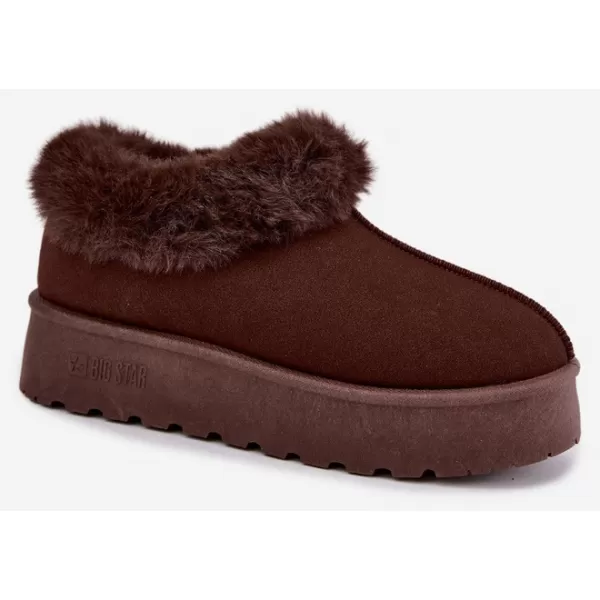  Oameni de zăpadă pentru femei BIG STAR SHOES UU274203 UMBRE MARO/BEJ 