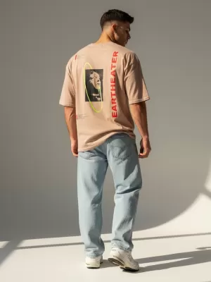 Tricou pentru bărbați DSTREET RX5303 CARAMEL