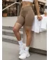 Pantaloni scurți de damă DSTREET SY0578 CARAMEL