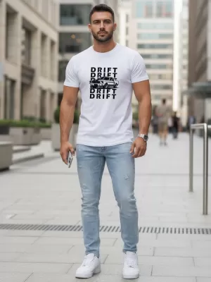 Tricou pentru bărbați DSTREET NX5081R ALB