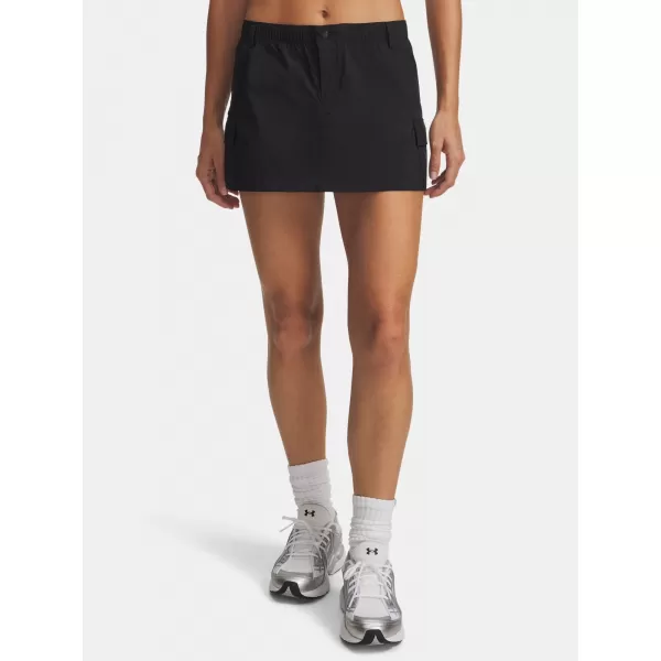  Pantaloni scurți de damă UNDER ARMOUR UNSTOPPABLE UTILITY SKIRT 6009725-008 NEGRU 