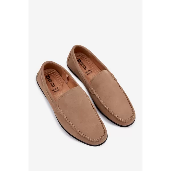  Mocasini pentru bărbați BIG STAR SHOES TT174201 BEJ 