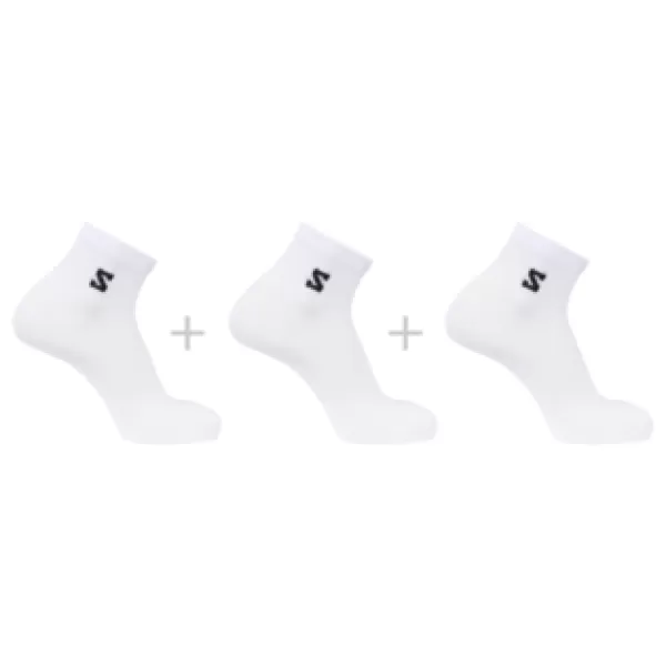  Șosete SALOMON EVERYDAY LITE QUARTER 3-PACK LC2911800 ALB 