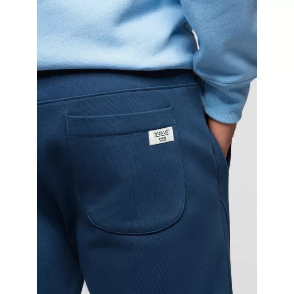  Pantaloni de trening pentru bărbați OMBRE OM-PABS-0305 ALBASTRU MARIN 