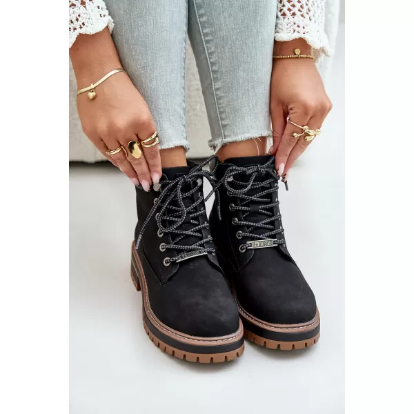  Botine de dama BIG STAR SHOES OO274A290 NEGRU 