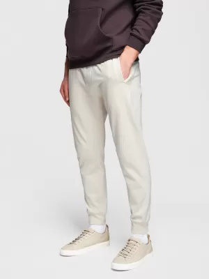 Pantaloni de trening pentru bărbați OMBRE OM-PABS-0305 CREMĂ