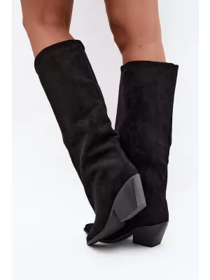 Cizme de dama BOTO 2579A-1 NEGRU
