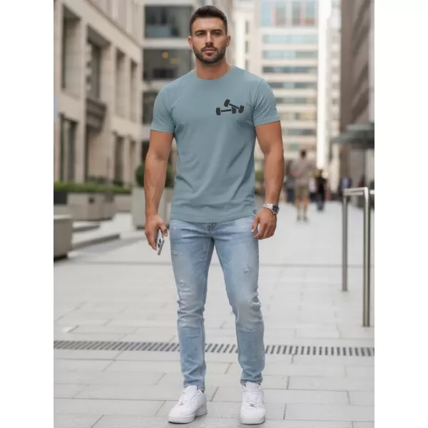  Tricou pentru bărbați DSTREET NX5086R ALBASTRU 