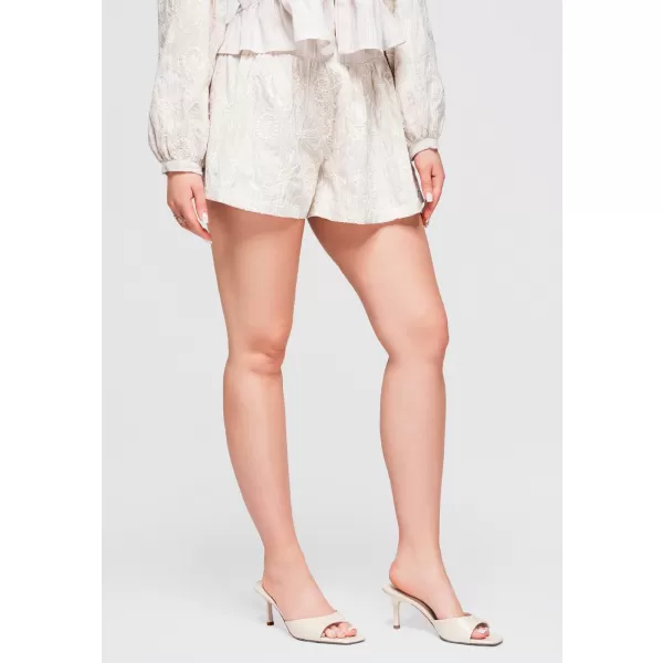  Pantaloni scurți de damă OMBRE OW-ST-E0012 BEJ 