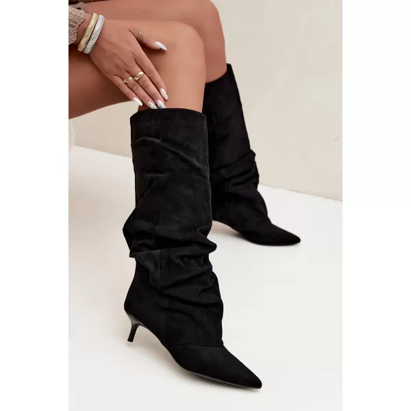  Cizme de dama BOTO 7111 NEGRU 