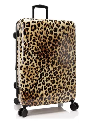 Valiză HEYS Elite L LEOPARD MARO