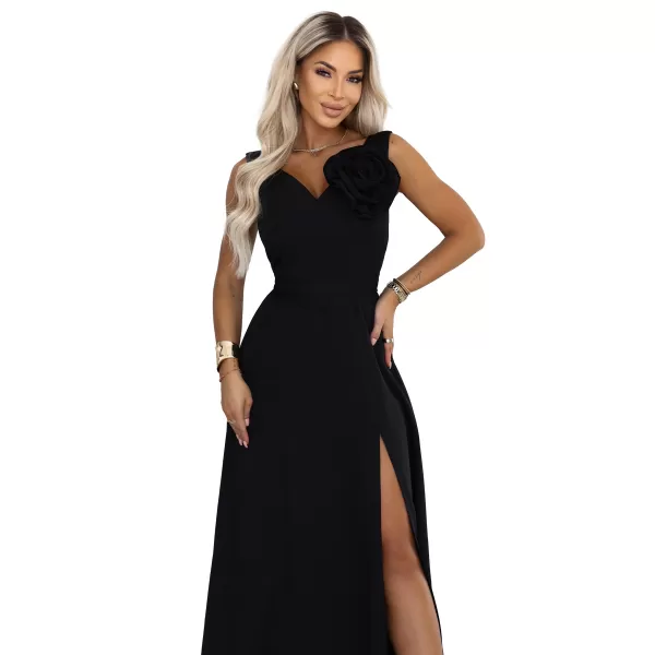  Rochie NUMOCO 669-6 NEGRU CLASIC 