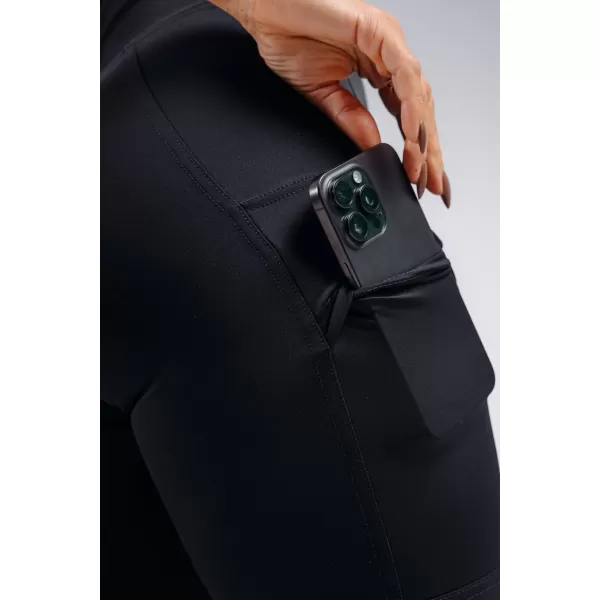  Leggings modelați cu talie înaltă, cu buzunare NEBBIA PRIMAL 851 NEGRU 