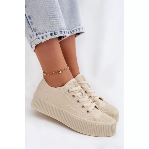  Adidași de damă BIG STAR SHOES TT274271 BEJ 