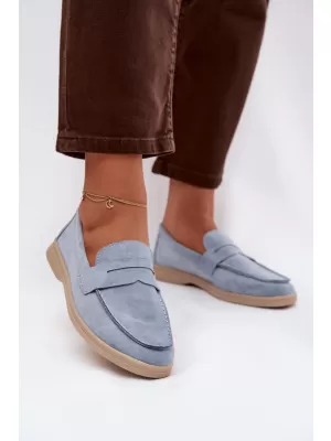 Mocasini de dama BOTO QQ-278 ALBASTRU