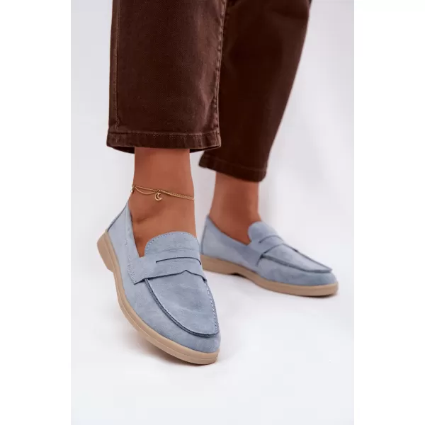  Mocasini de dama BOTO QQ-278 ALBASTRU 