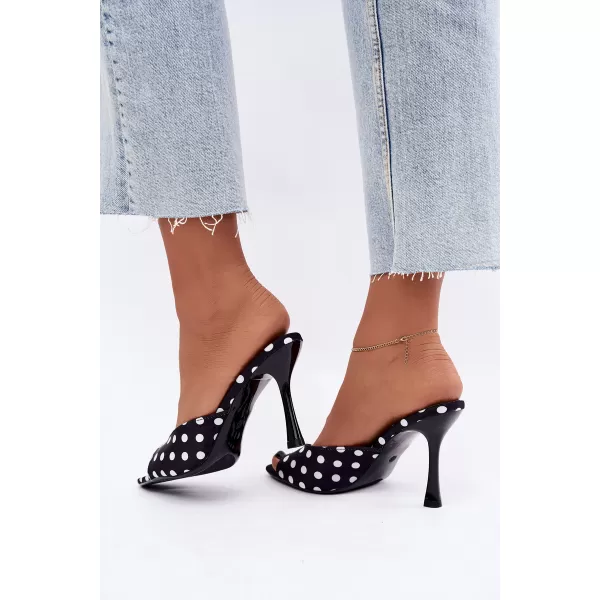  Papuci de damă BOTO SQC-295 BLACK NEGRU 