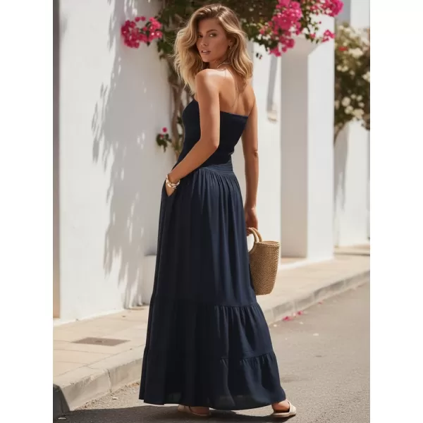  Rochie DSTREET EY2668 ALBASTRU ÎNCHIS 