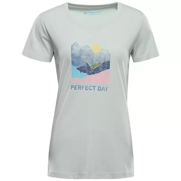  Tricou pentru femei ALPINE PRO TERMESA 4 GERMINA VARIANTA VERDE PB 