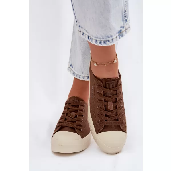  Adidași de damă BIG STAR SHOES TT274123 MARO/BEJ 