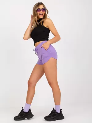 Pantaloni scurți de damă BASIC FEEL GOOD AP-SN-119.07 VIOLET