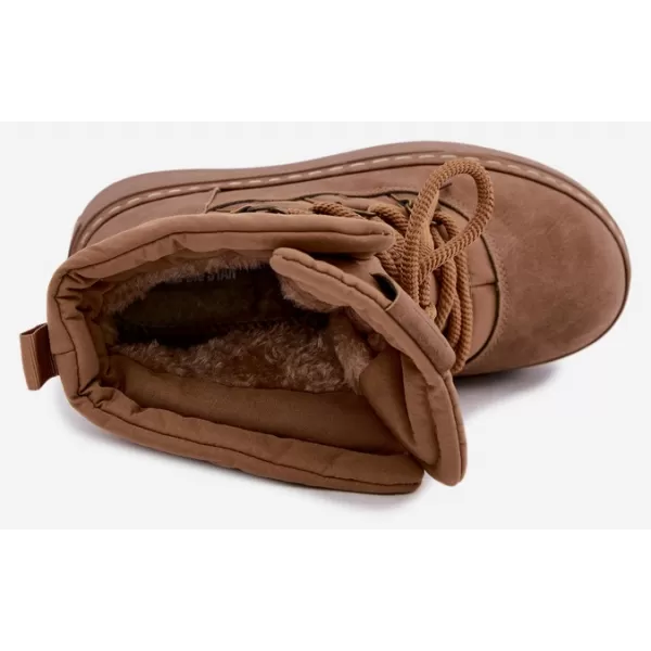  Oameni de zăpadă pentru femei BIG STAR SHOES UU274190 MARO/BEJ 
