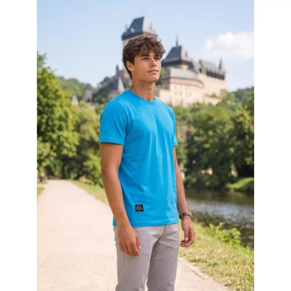  Tricou pentru bărbați ALTISPORT NP/ALMST20001 ALBASTRU OCEANIC 