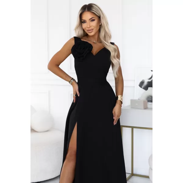  Rochie NUMOCO 669-6 NEGRU CLASIC 