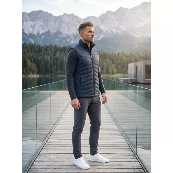 Vestă hibridă pentru bărbați MALFINI PREMIUM CROSS 557 ALBASTRU MARIN 
